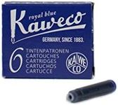 Kaweco Fountain Pen Ink Cartridges short, Royal Blue (Blue), 30 pc.