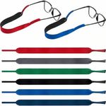 6 Pieces Floating Sunglasses Straps Floating Eyewear Retainer Soft Eyewear Holder Neoprene Eyeglass Strap for Sports Outdoors Water Activities