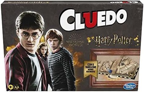 Hasbro Gaming- Cluedo: Wizarding World Harry Potter Edition, Gioco da Tavolo Festa di Halloween, Idea Regalo, Single, Multicolore, F1240103, 5 giocatori