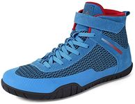 Sisttke Wrestling Shoes Fitness Cross-Trainer Barefoot Gym Training Blue