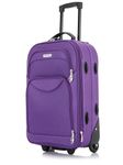 FLYMAX 55x35x20 55x40x20 Cabin Suitcase Luggage Hand Carry on Case Flight Bag Suitcase Travel Fits Fits Easyjet, Ryanair British Airways & Jet 2