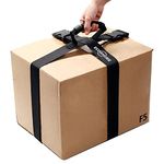 ECOSHIRE Box Carrying Strap with Handle, Handheld Belt for Safely Moving and Lifting Heavy Boxes, Adjustable Belt, Cross Style Carry Straps, Suitable for Groceries, Luggage(74.8 inch)