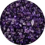 Natural Chip Stone Beads Amethyst 5-8mm About 400 Pieces Irregular Gemstones Healing Crystal Loose Rocks Bead Hole Drilled DIY for Bracelet Jewelry Making Crafting (5-8mm, Amethyst)