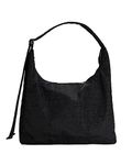 BAGGU Nylon Shoulder Bag, Black, One Size