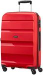 American Tourister Bon Air - Spinner, Cabin Luggage, Red (Magma Red), M (66 cm-57.5 L), Suitcase