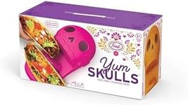 Genuine Fred YUM SKULLS, Day of the Dead Skull Taco Holders, Set of Two