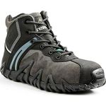 Terra Men's Venom Mid Cut Work Shoe, Black, 6 M US