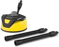 Kärcher T-Racer T 5 surface cleaner (splash protection, for large areas, two flat jet nozzles, handle for vertical work), black-yellow