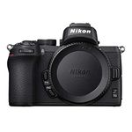 Nikon Z50 Compact Mirrorless Digital Camera with Flip Under Selfie/Vlogger LCD, Body - Black