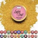 Confect Edible Luster Dust -Shimmer Gold | Edible Luster Dust for Cake Decorating | Gourmet Brew Dust for Drinks & Edible Gourmet Glitter for Cocktails - 0.18oz/5g