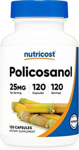 Nutricost Policosanol 25mg, 120 Capsules - Gluten Free, Non-GMO, and Vegetarian Friendly