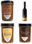 Sprig All Natural Vanilla Extract & Sweet Spreads Combo | Vanilla Extract for Baking | Milk-Based Sweet Spreads for Breakfasts, Dessert Sauce or Topping & Beverages | Pack of 4