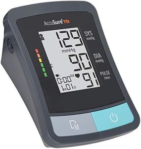AccuSure TD Automatic Upper Arm Blood Pressure BP Monitor Grey