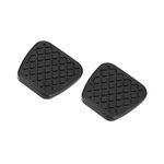 ACROPIX Car Brake Clutch Pedal Pad Cover Fit for Honda Civic Accord - Pack of 2 Black