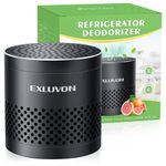 Exluvon Fridge Deodorizer Odor Eliminator, Refrigerator Deodorizer Kitchen Gadgets,Black