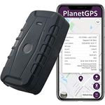 PlanetGPS (Saturn 4G) - Magnetic GPS Tracker for Car Vehicle w/Worldwide Coverage (1 to 2 Months Battery Life) | Subscription Required (Starting $7.50 CAD/Month)