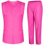 MISEMIYA - Scrubs Set for Women – Medical Uniform Women with Shirt and Pants 818-8312 - Small, Fucisa 68