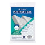 VICMORE 2 Pack Twin Mattress Bags 39-Inch by 96-Inch Durable Mattress Plastic Covers Clear Mattress Storage Bags Waterpoof Mattress Bags for Disposal Mattress Moving Bags