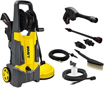LAVOR Idropulitrice ad acqua fredda DIVE EXTRA 135 con Avvolgitubo, Accessorio Lavapatio, Spazzola, Fissa e Sonda Spurgatubi 6 metri, Pressione 135 bar max, Portata 420 litri ora max