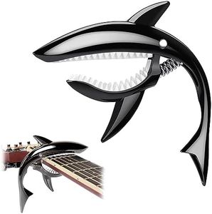 MUSTANG Guitar Capo for Acoustic and Electric Guitars, Creative Capo Zinc Alloy Guitar Capo for Ukulele, Electric And Acoustic Guitars (Black)