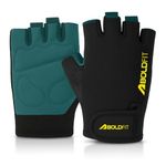 Boldfit Gym Gloves for Men Workout Unisex Cushion Hand Gloves for Gym for Men & Women for Cycling, Weightlifting, Workout Comfortable Fit Bike Riding, Cycling Handgloves - Coregrip Black Yellow M
