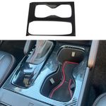 Korlot Carbon Fiber Center Console Gear Shift Cupholder Panel Cover Trim for Nissan Frontier 2022+