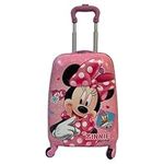 Children Kids Holiday Travel Character Suitcase Luggage Trolley Bags 18" Minnie Mouse