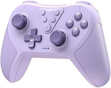 Switch Controller, Wireless Pro Controller for Switch/Switch Lite/Switch OLED, Switch Remote Gamepad with Joystick, Adjustable Turbo Vibration, Ergonomic Non-Slip