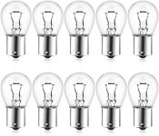 Netagon Branded Long Lasting Replacement Bulbs for Cars, Vans, Vehicles - PACK OF 10 (382 12V 21W BA15S | Stop & Tail Bulbs)