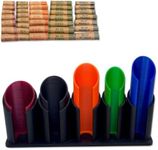 5-in-1 Color Coded Coin Sorter Tube