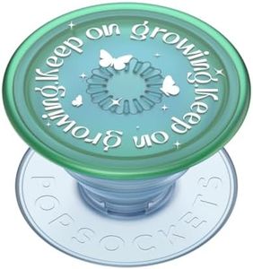 PopSockets: PopGrip Plant - Supporto e Impugnatura Estensibile Realizzati con Materiali a Base Vegetale con un Top Intercambiabile per Smartphone e Tablet - Stoneware Coconut Cream