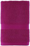 Tommy Hilfiger Modern American Solid Hand Towel, 16 X 26 Inches, 100% Cotton 574 GSM (Raspberry Rose)