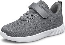 Boys Girls Shoes Walking Sneakers Slip on Tennis Running Shoes Grey Toddler Size 8