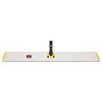 Rubbermaid Commercial Hygen Quick-Connect Hall Dusting Single-Sided Frame, 36.1-Inch Length x 3.5-Inch Width x 1.5-Inch Height, Yellow (FGQ58000YL00)