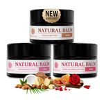 Natruveda Vulva Balm Discovery Pack – Fragrance-Free & Rose Sandalwood | Feminine Moisturizer for Dryness, Itching, Chafing & Odor | Natural Intimate Skincare – 0.35 oz Jars (2-Pack)
