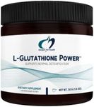 Designs for Health L-Glutathione Power 1000mg - Reduced L-Glutathione Powder Supplement to Support Normal Detoxification - Immune + Antioxidant Support - Easy Mix-in Drink Powder (50 Servings / 50g)