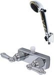 Laguna Brass 3221CP/4120CP RV/Motorhome Replacement Non-Metallic Two Handle Faucet Valve Diverter with Matching Hand Held Shower Set, Chrome Finish