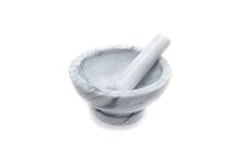 Fox Run 3837 Large Marble Mortar and Pestle, White