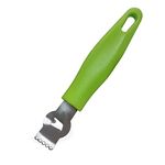 YIOIY Lemon Stainless Steel Zester Grater Orange Citru Kitchen Peeler Tool with Channel Knife (Green)