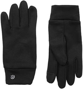 C9 Champion Kids' Machine Washable Lightweight Gloves, Touch Screen Friendly, Black, Boys' 4/7