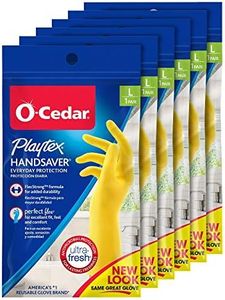 Playtex Hand Saver Premium Latex Rubber Gloves, Large (Pack of 6)