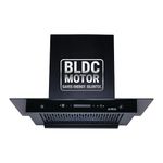 Elica 75cm 1500 m3/hr BLDC Filterless Autoclean Kitchen Chimney | 15 Years Motor and 5 Years Comprehensive Warranty | FLAT FL 750 BLDC HAC LTW MS NERO | Black | 9 Speed Touch Control + Motion Sensor