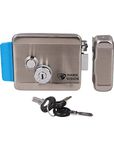 HAWK VISION Electronic Stainless Steel Door Lock with 5 Keys - silver