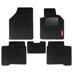 Elegant Cord Black Carpet Custom Fit Polypropylene Car Mats Compatible With Mahindra Xuv 3Xo