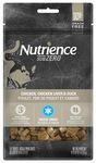 Nutrience Grain-Free Subzero Freeze-Dried Treats for Cats,100% Pure Protein, Flavour: Chicken,Chicken Liver & Duck, 30 gm Bag