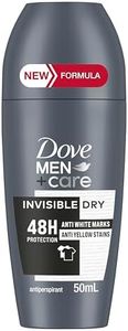 Dove MEN+CARE Dove Men+Care Antiperspirant Deodorant roll-on for 48 hours of protection Invisible Dry Anti-white marks. Anti-yellow stains 50ml