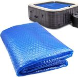 Spa Cover Hot Tub Thermal Blanket Bubble Cover Insulation Blanket,Floating Spa Solar Blanket (16 Mil) 6ft x 6ft