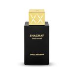 Swiss Arabian Shaghaf Oud Aswad - EDP Spray for Unisex -Sensual and Mouthwatering Noir Oud Wood Fragrance - Long Lasting Personal Fragrance, Cologne - Enchanting Fusion of Arabic Perfume - 75ml