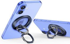 ESR Magnetic Phone Ring Holder, Compatible with MagSafe Ring Holder, Magnetic Phone Grip with Adjustable Stand, Compatible with MagSafe Phone Grip, for iPhone 16/15/14/13/12, S25, Blue Titanium