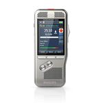 Philips DPM8000 Digital Voice Recorder, Slide Switch Operation, 3D Microphone for Stereo Sound Recording, Colour Display, Stainless Steel Housing, Includes Voice Recorder Software SpeechExec Pro 10